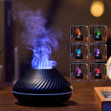 RGB 130ML Flame Humidifier Diffuser Aroma