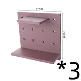 Household Plastic Hole Board Wall Shelves