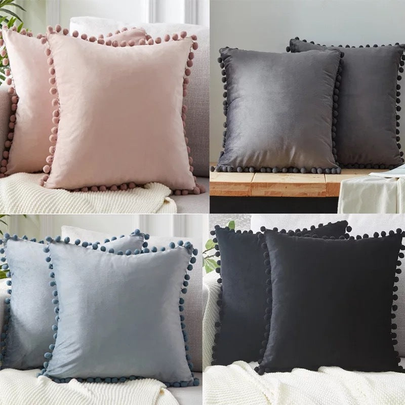 Ball lace pillow sofa short plush