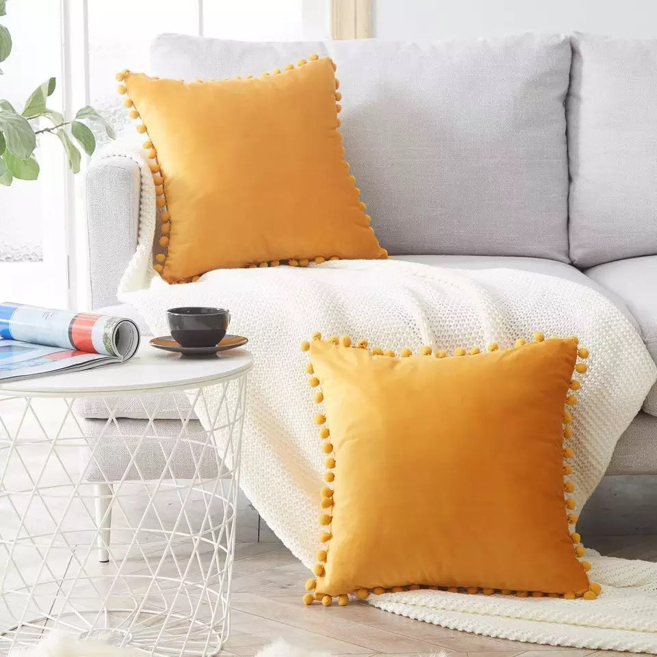 Ball lace pillow sofa short plush