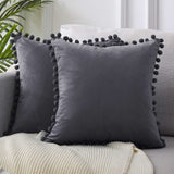 Ball lace pillow sofa short plush