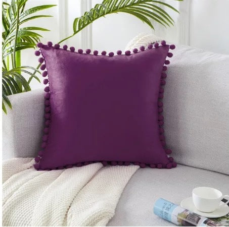 Ball lace pillow sofa short plush