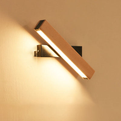 Wooden LED Wall Lamp Modern