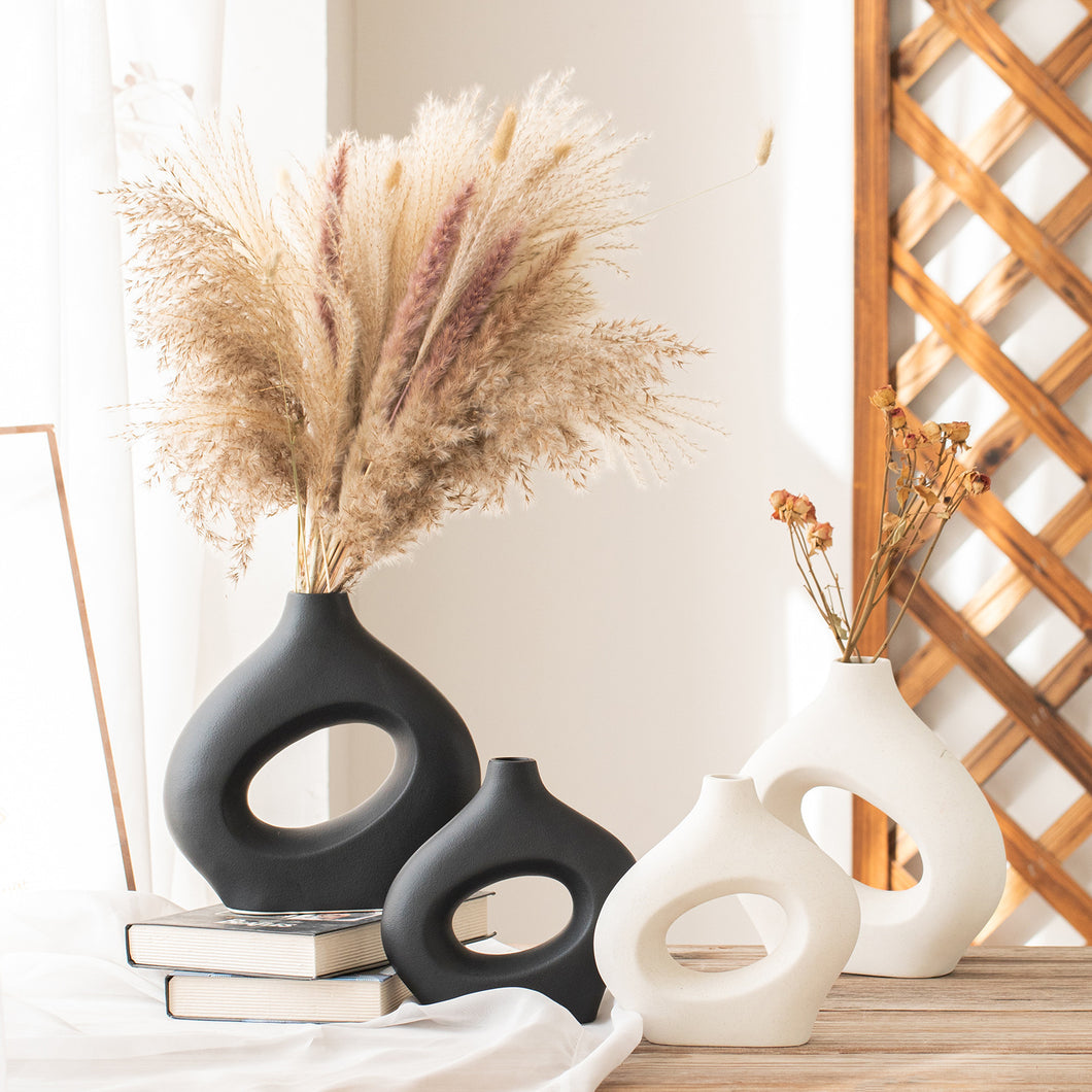 Ceramic Vase Circle Vase Second Generation Decoration Crafts Soft Vase