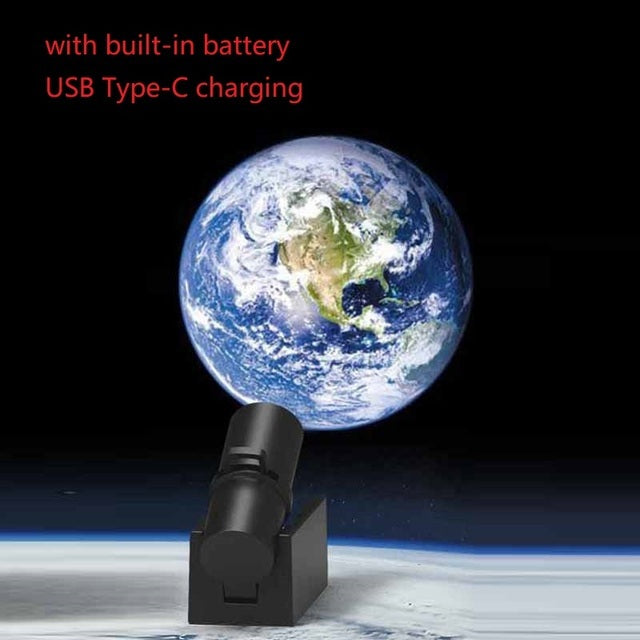 Star Projector 2 In 1 Earth Moon Projection Lamp Galaxy Ligh