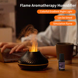 RGB 130ML Flame Humidifier Diffuser Aroma