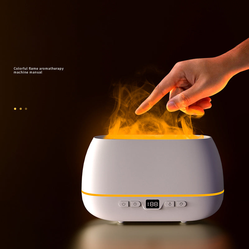 200ml USB Flame Aroma Diffuser Household