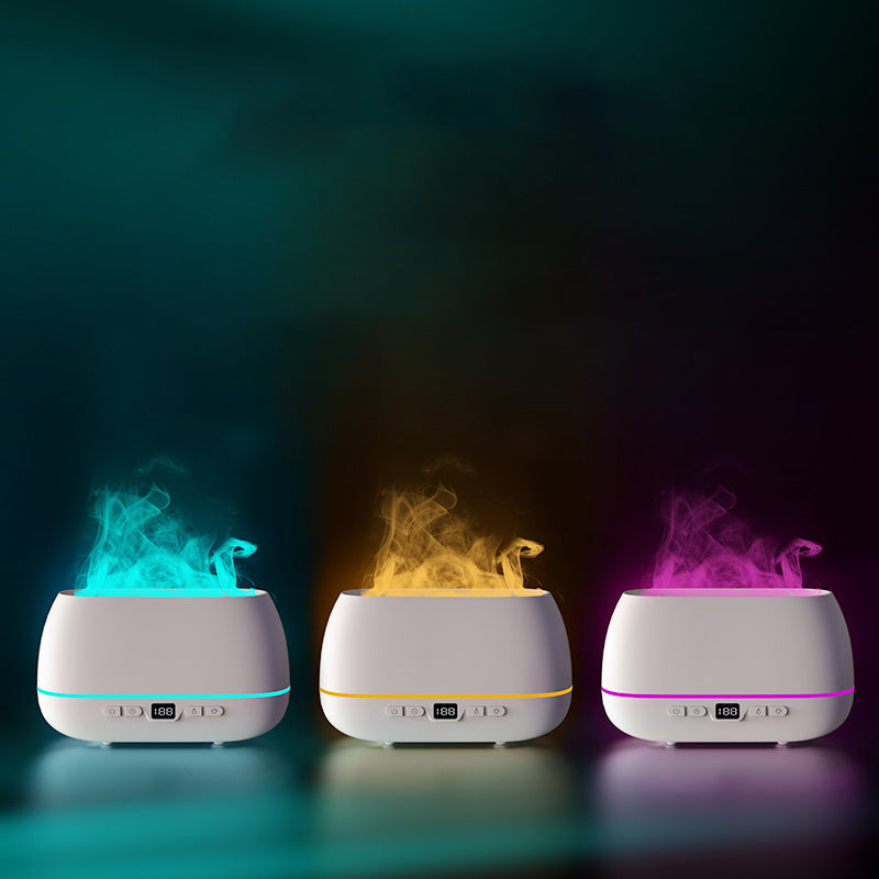 200ml USB Flame Aroma Diffuser Household